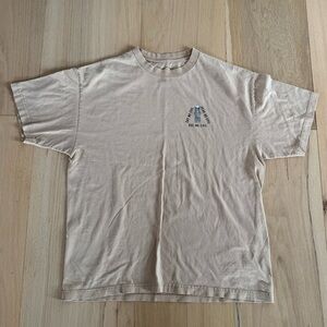 Last Call Co. Tan Short Sleeve Shirt Size XL